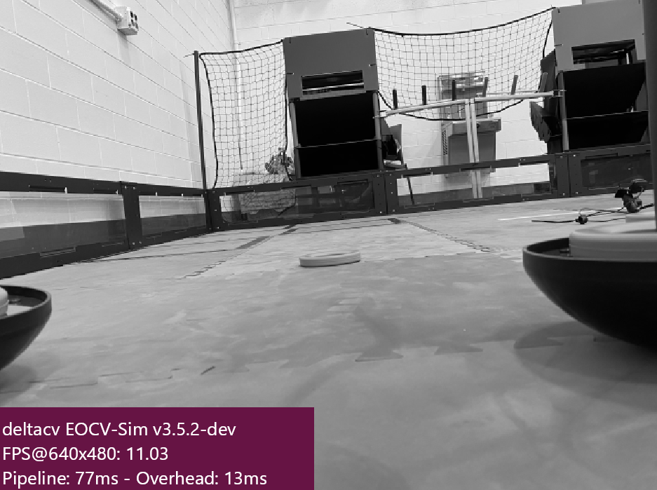 GrayProcessor running live in EOCV-Sim